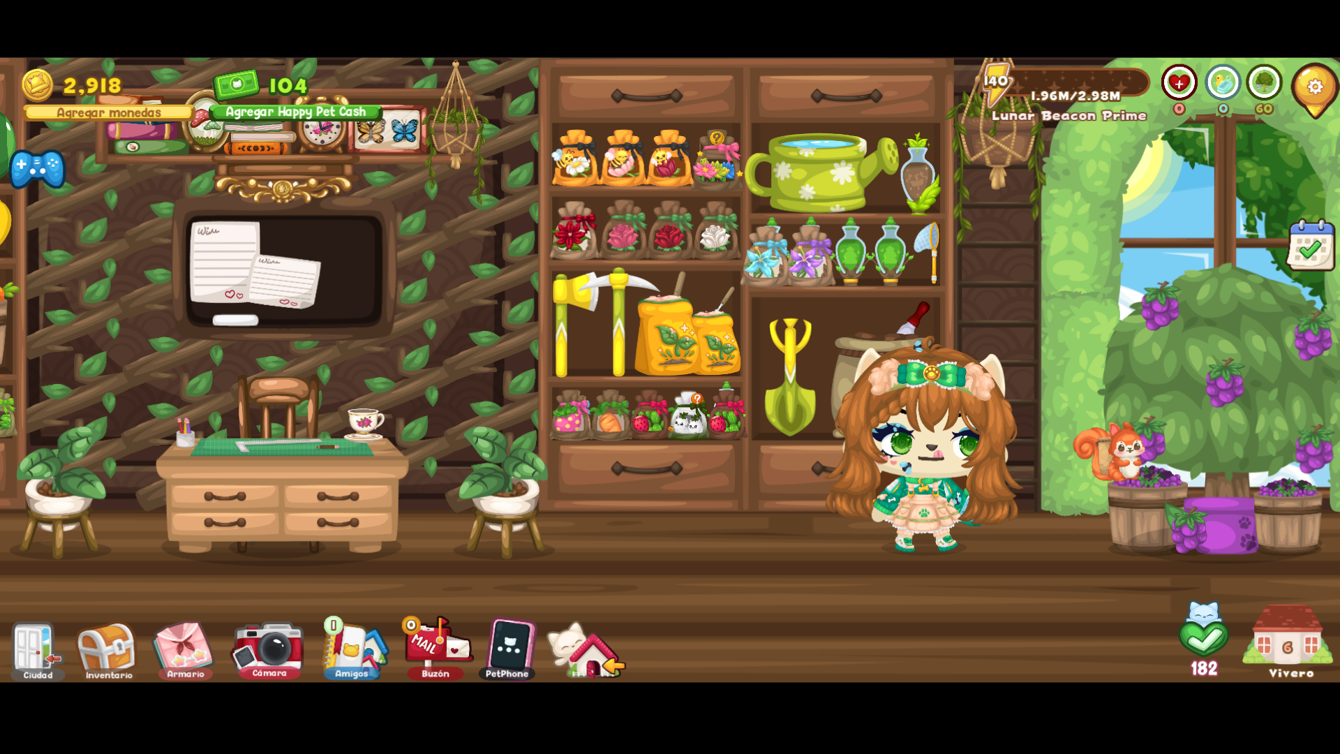 Habitación decorada